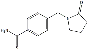 4-[(2-oxopyrrolidin-1-yl)methyl]benzenecarbothioamide