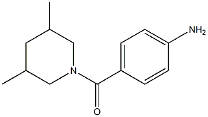 4-[(3,5-dimethylpiperidin-1-yl)carbonyl]aniline Structural