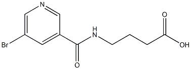 4-[(5-bromopyridin-3-yl)formamido]butanoic acid