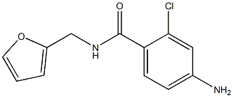 4-amino-2-chloro-N-(2-furylmethyl)benzamide Structural