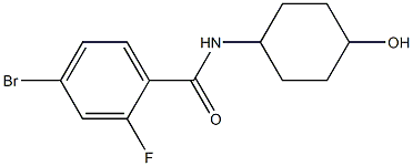 4-bromo-2-fluoro-N-(4-hydroxycyclohexyl)benzamide