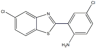 4-chloro-2-(5-chloro-1,3-benzothiazol-2-yl)aniline