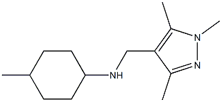 4-methyl-N-[(1,3,5-trimethyl-1H-pyrazol-4-yl)methyl]cyclohexan-1-amine