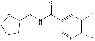 5,6-dichloro-N-(oxolan-2-ylmethyl)pyridine-3-carboxamide