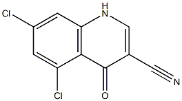 5,7-dichloro-4-oxo-1,4-dihydroquinoline-3-carbonitrile