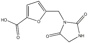 5-[(2,5-dioxoimidazolidin-1-yl)methyl]-2-furoic acid Structural