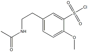 5-[2-(acetylamino)ethyl]-2-methoxybenzenesulfonyl chloride