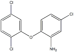 5-chloro-2-(2,5-dichlorophenoxy)aniline Structural