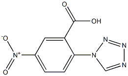 5-nitro-2-(1H-tetrazol-1-yl)benzoic acid Structural