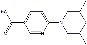 6-(3,5-dimethylpiperidin-1-yl)pyridine-3-carboxylic acid