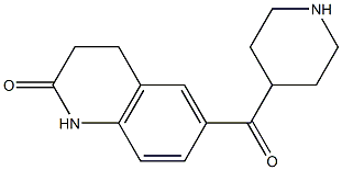 6-(piperidin-4-ylcarbonyl)-3,4-dihydroquinolin-2(1H)-one