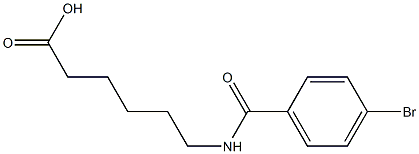 6-[(4-bromobenzoyl)amino]hexanoic acid