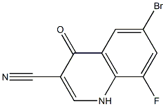 6-bromo-8-fluoro-4-oxo-1,4-dihydroquinoline-3-carbonitrile