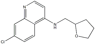 7-chloro-N-(oxolan-2-ylmethyl)quinolin-4-amine Structural