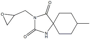 8-methyl-3-(oxiran-2-ylmethyl)-1,3-diazaspiro[4.5]decane-2,4-dione