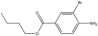 butyl 4-amino-3-bromobenzoate Structural