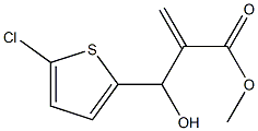 methyl 2-[(5-chlorothiophen-2-yl)(hydroxy)methyl]prop-2-enoate