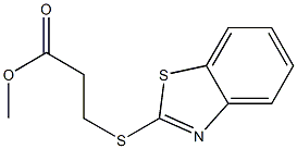 methyl 3-(1,3-benzothiazol-2-ylsulfanyl)propanoate Structural