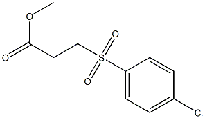 methyl 3-[(4-chlorobenzene)sulfonyl]propanoate