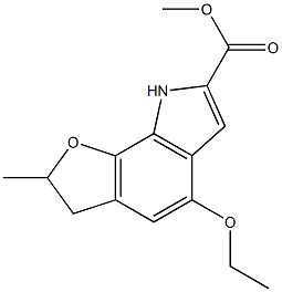 methyl 5-ethoxy-2-methyl-3,8-dihydro-2H-furo[3,2-g]indole-7-carboxylate