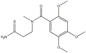 N-(2-carbamothioylethyl)-2,4,5-trimethoxy-N-methylbenzamide