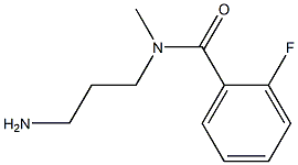 N-(3-aminopropyl)-2-fluoro-N-methylbenzamide Structural