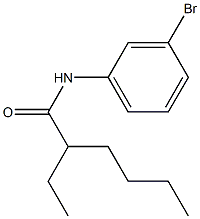 N-(3-bromophenyl)-2-ethylhexanamide Structural