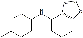 N-(4-methylcyclohexyl)-4,5,6,7-tetrahydro-1-benzofuran-4-amine Structural