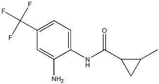 N-[2-amino-4-(trifluoromethyl)phenyl]-2-methylcyclopropanecarboxamide