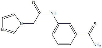 N-[3-(aminocarbonothioyl)phenyl]-2-(1H-imidazol-1-yl)acetamide