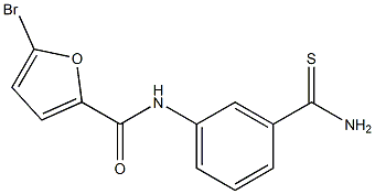 N-[3-(aminocarbonothioyl)phenyl]-5-bromo-2-furamide