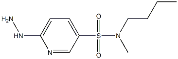 N-butyl-6-hydrazinyl-N-methylpyridine-3-sulfonamide