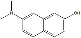 7-N,N-Dimethylamino-2-naphthol Structural