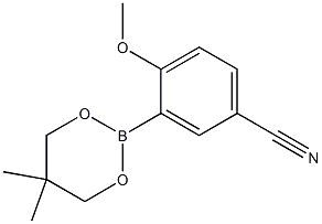 3-(5,5-Dimethyl-1,3,2-dioxaborinan-2-yl)-4-methoxybenzonitrile