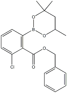 Benzyl 2-chloro-6-(4,4,6-trimethyl-1,3,2-dioxaborinan-2-yl)benzoate