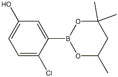 4-Chloro-3-(4,4,6-trimethyl-1,3,2-dioxaborinan-2-yl)phenol