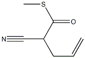 2-[(Methylthio)formyl]-4-pentenenitrile