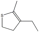 4,5-Dihydro-3-ethyl-2-methylthiophene