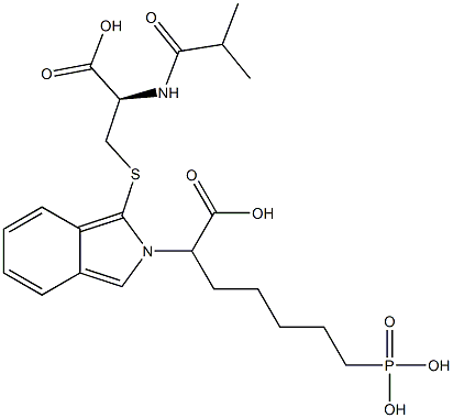 S-[2-(6-Phosphono-1-carboxyhexyl)-2H-isoindol-1-yl]-N-isobutyryl-L-cysteine