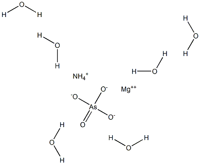 Ammonium magnesium arsenate hexahydrate