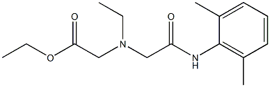 2-[N-Ethyl-N-(ethoxycarbonylmethyl)amino]-N-(2,6-dimethylphenyl)acetamide