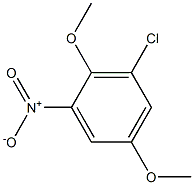 3-Chloro-2,5-dimethoxy-1-nitrobenzene Structural