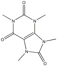 Tetramethyl uric acid Structural