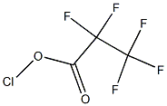 pentafluoropropionyl hypochlorite Structural