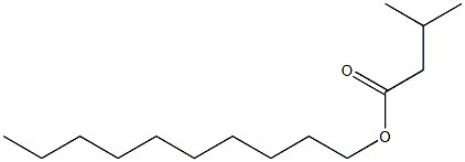 decyl isopentanoate Structural