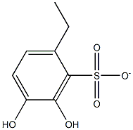 ethyl-3,4-dihydroxybenzene sulfonate Structural