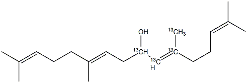 Geranylgeraniol-13C4 Structural