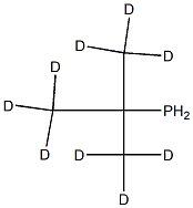 tert-Butyl-d9-phosphine Structural