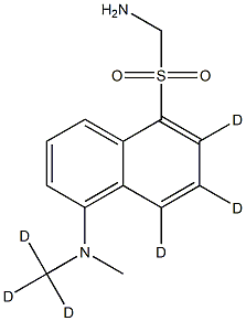 Dansyl-d6-methylamine Structural