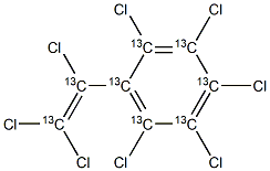 Perchlorostyrene-13C8 Structural
